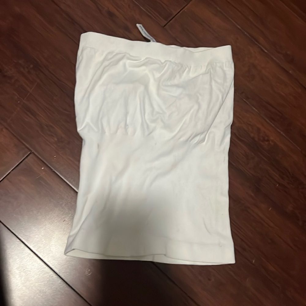 White Stretch RECOVER Tube Top - ONE SIZE - Great Condition - Super Soft